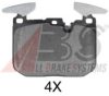 BMW 34116866072 Brake Pad Set, disc brake